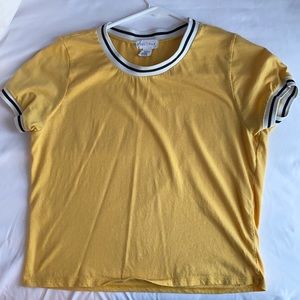 Yellow XS crop top from Tillys full tilt.